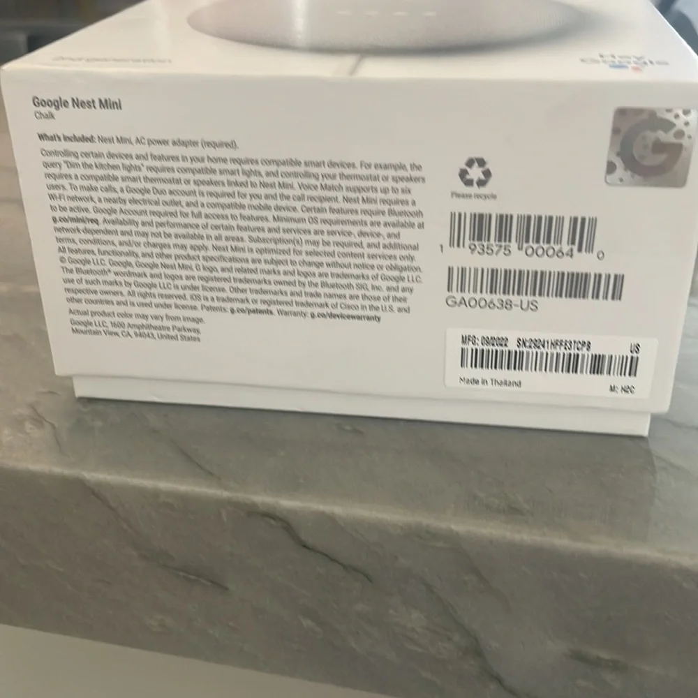 NWT Google Nest 2nd generation